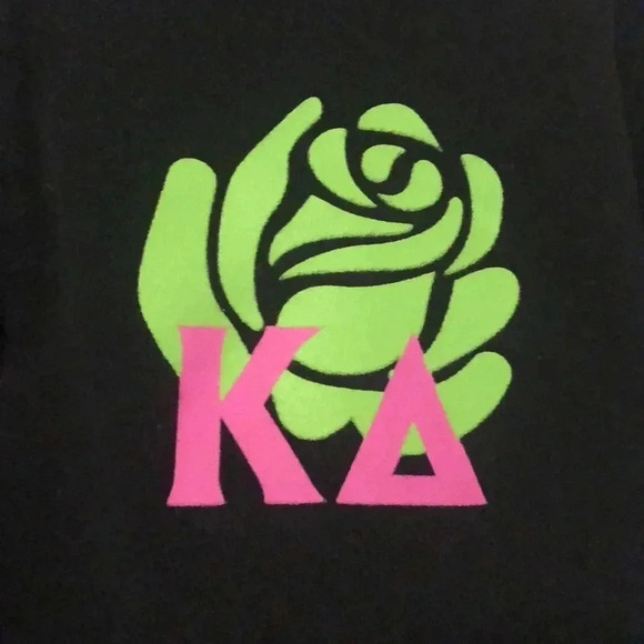 Black Kappa Delta Quarter Zip Size XS Sport-Tek - Picture 3 of 5